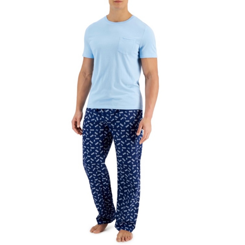 Club Room Men's Solid Pocket Sleep T-Shirt